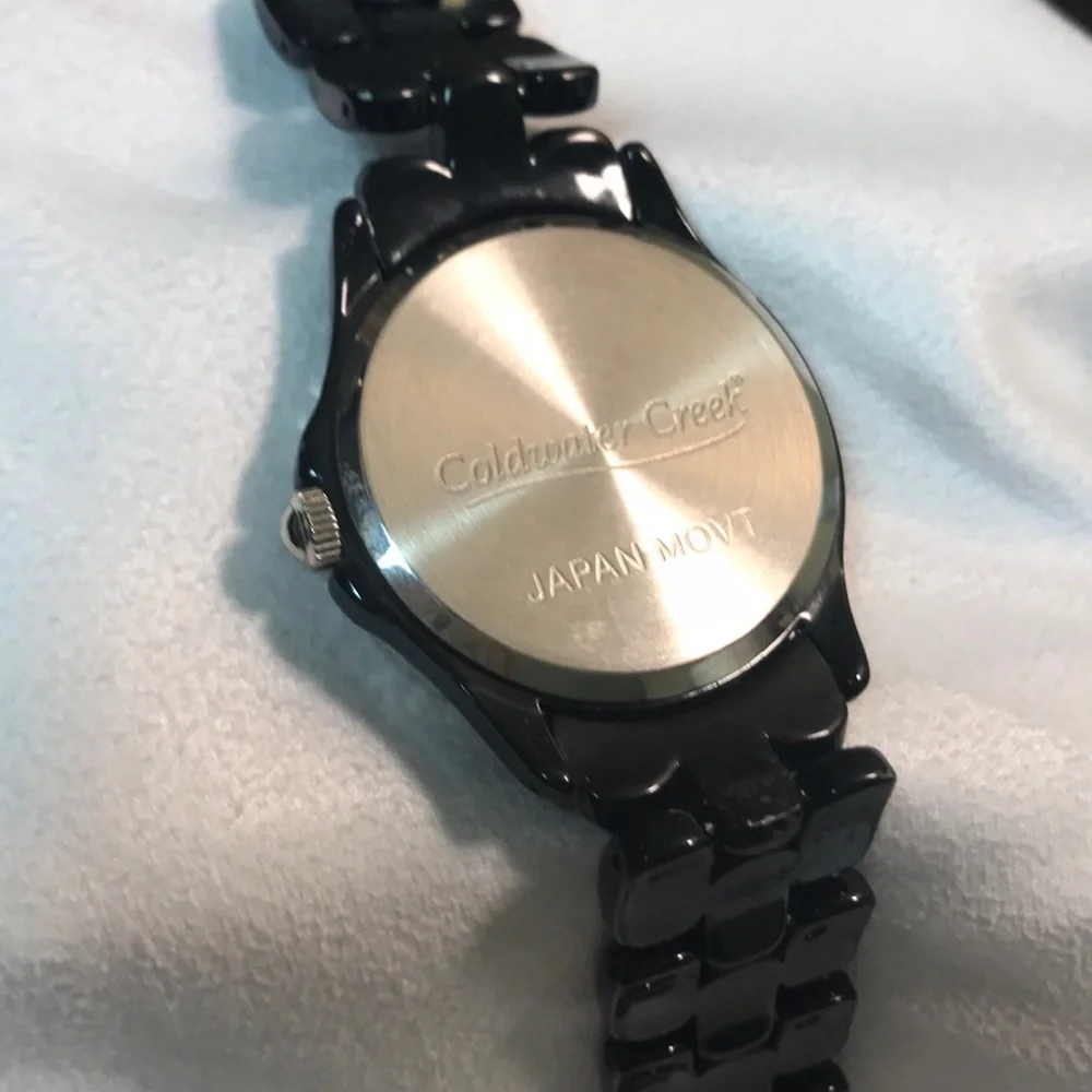 Coldwater‎ Creek black link Watch